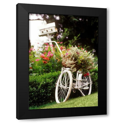 Vintage Bicycle I Black Modern Wood Framed Art Print with Double Matting by Clayton-Thompson, Philip