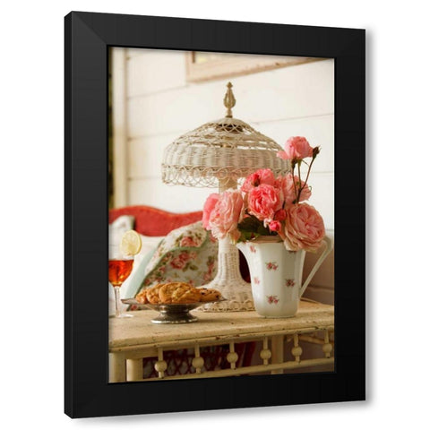 Summer Arrangement I Black Modern Wood Framed Art Print with Double Matting by Clayton-Thompson, Philip