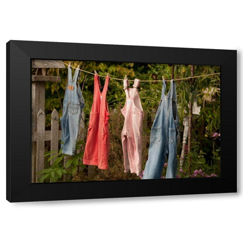 Out to Dry II Black Modern Wood Framed Art Print with Double Matting by Clayton-Thompson, Philip