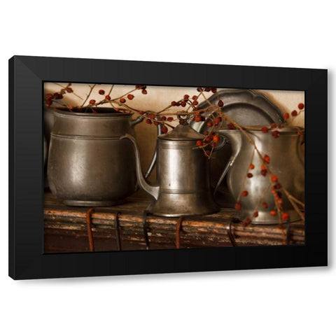 Vintage Cooking II Black Modern Wood Framed Art Print with Double Matting by Clayton-Thompson, Philip