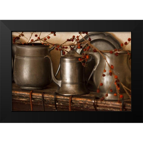 Vintage Cooking II Black Modern Wood Framed Art Print by Clayton-Thompson, Philip