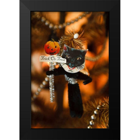 Halloween III Black Modern Wood Framed Art Print by Clayton-Thompson, Philip