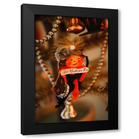 Halloween IV Black Modern Wood Framed Art Print with Double Matting by Clayton-Thompson, Philip