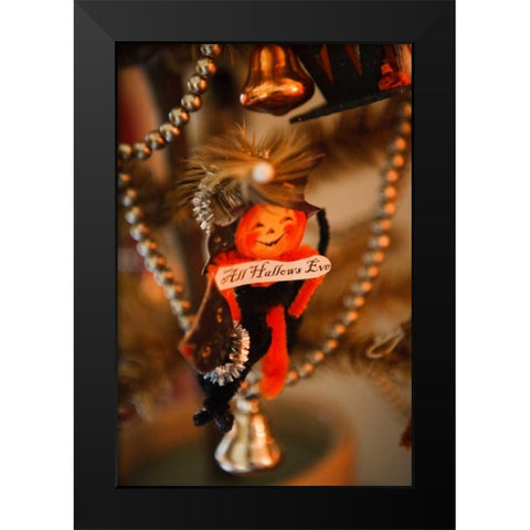 Halloween IV Black Modern Wood Framed Art Print by Clayton-Thompson, Philip