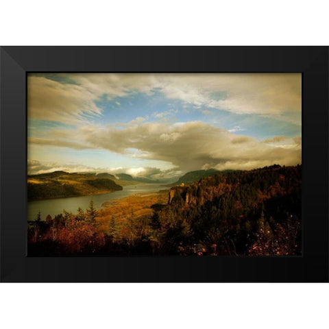 The Gorge I Black Modern Wood Framed Art Print by Clayton-Thompson, Philip