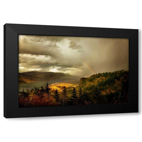 The Gorge II Black Modern Wood Framed Art Print with Double Matting by Clayton-Thompson, Philip
