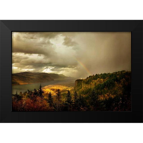 The Gorge II Black Modern Wood Framed Art Print by Clayton-Thompson, Philip