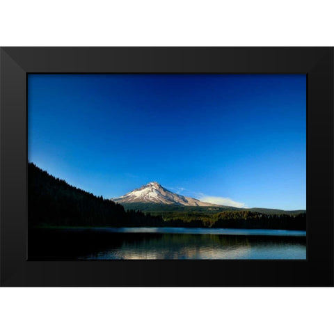 Trillium Lake II Black Modern Wood Framed Art Print by Clayton-Thompson, Philip