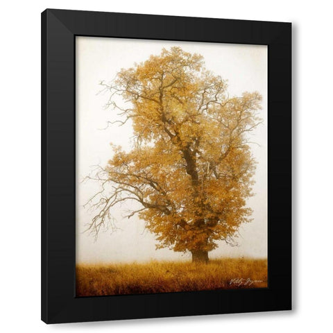 Autumn Mist I Black Modern Wood Framed Art Print with Double Matting by Geyman, Vitaly