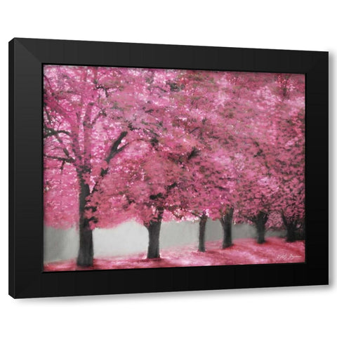 Blossom Heaven I Black Modern Wood Framed Art Print with Double Matting by Geyman, Vitaly