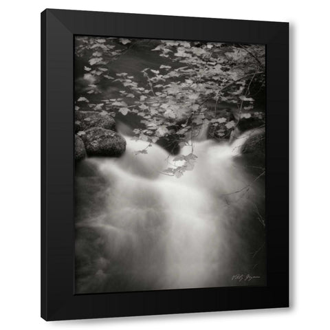 Flowing Waters III Black Modern Wood Framed Art Print by Geyman, Vitaly