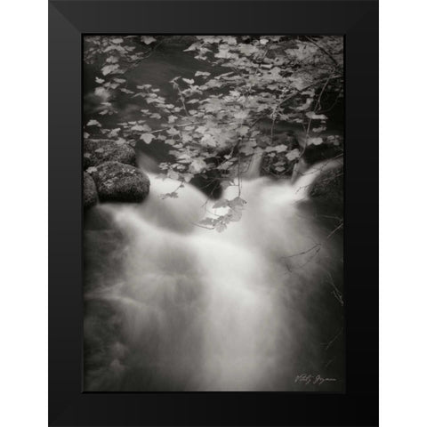 Flowing Waters III Black Modern Wood Framed Art Print by Geyman, Vitaly