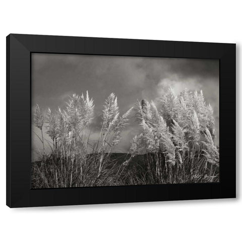 White Towers II BandW Black Modern Wood Framed Art Print by Geyman, Vitaly