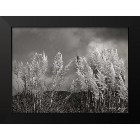 White Towers II BandW Black Modern Wood Framed Art Print by Geyman, Vitaly