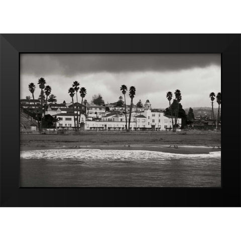 Santa Cruz Bay I Black Modern Wood Framed Art Print by Geyman, Vitaly