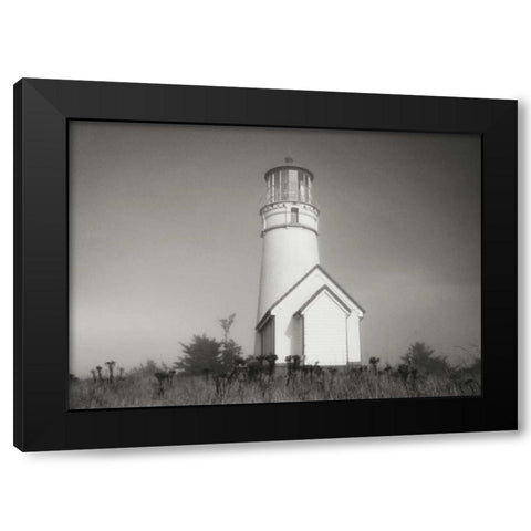 Misty Lighthouse IV Black Modern Wood Framed Art Print by Geyman, Vitaly