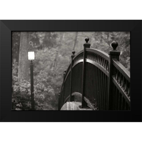 Bridge of Light I BandW Black Modern Wood Framed Art Print by Geyman, Vitaly