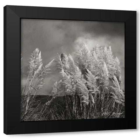 White Towers IV BW Black Modern Wood Framed Art Print by Vitaly, Geyman