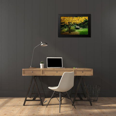 Contemplation I Black Modern Wood Framed Art Print by Geyman, Vitaly