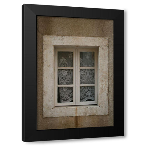 Croatia Window II Black Modern Wood Framed Art Print by Geyman, Vitaly