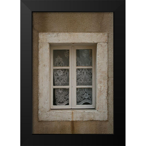 Croatia Window II Black Modern Wood Framed Art Print by Geyman, Vitaly