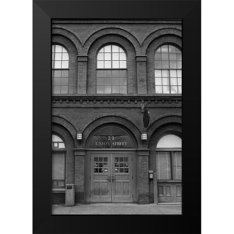 Pure Symmetry II Black Modern Wood Framed Art Print by Geyman, Vitaly