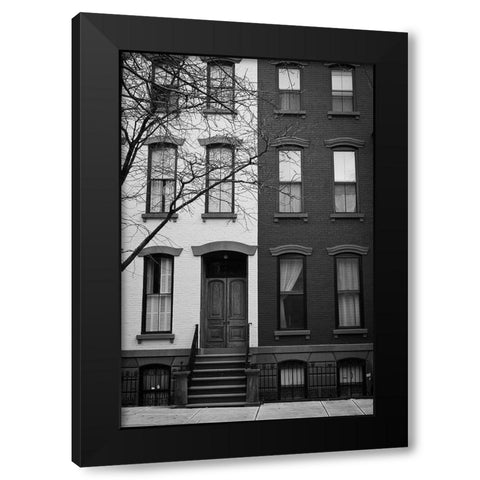Pure Symmetry III Black Modern Wood Framed Art Print with Double Matting by Geyman, Vitaly
