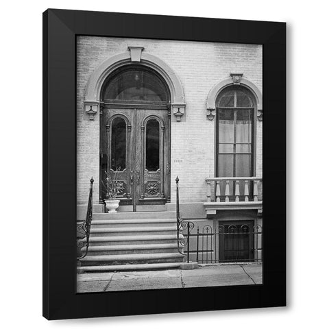 Pure Symmetry IV Black Modern Wood Framed Art Print with Double Matting by Geyman, Vitaly