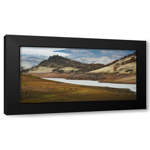 Autumn Paradise I Black Modern Wood Framed Art Print with Double Matting by Geyman, Vitaly