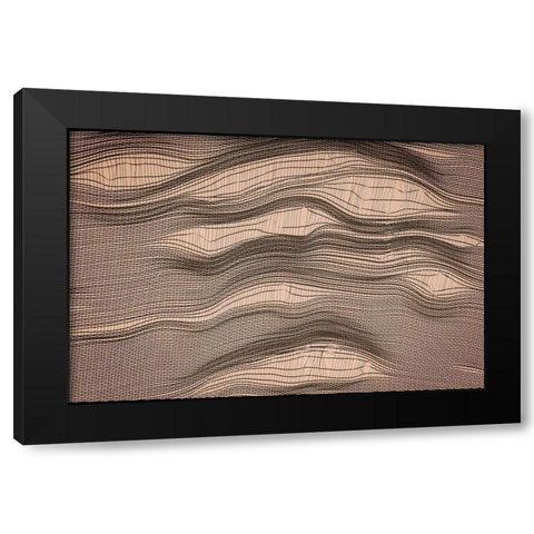 Net Art I Black Modern Wood Framed Art Print by Geyman, Vitaly