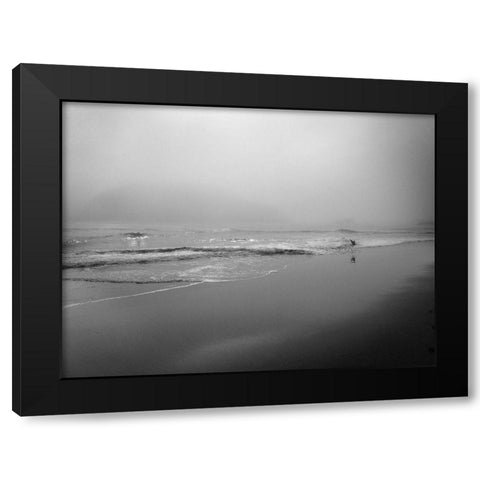 Ocean Fog Black Modern Wood Framed Art Print with Double Matting by Geyman, Vitaly