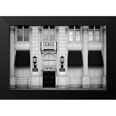 Pure Symmetry V Black Modern Wood Framed Art Print by Geyman, Vitaly