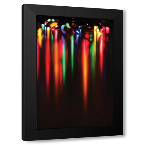 Reflections I Black Modern Wood Framed Art Print by White, Leesa