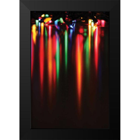 Reflections I Black Modern Wood Framed Art Print by White, Leesa