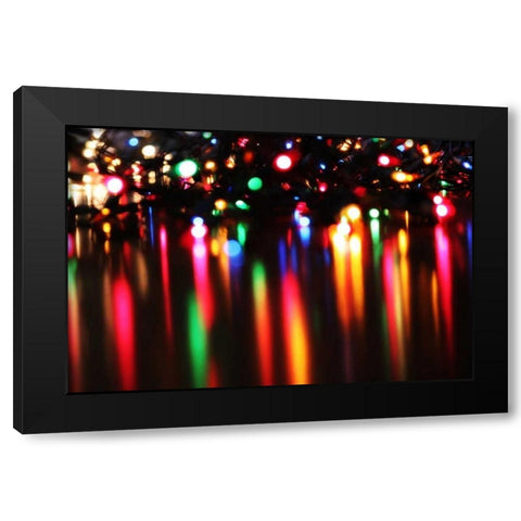 Reflections III Black Modern Wood Framed Art Print by White, Leesa