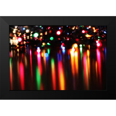 Reflections III Black Modern Wood Framed Art Print by White, Leesa