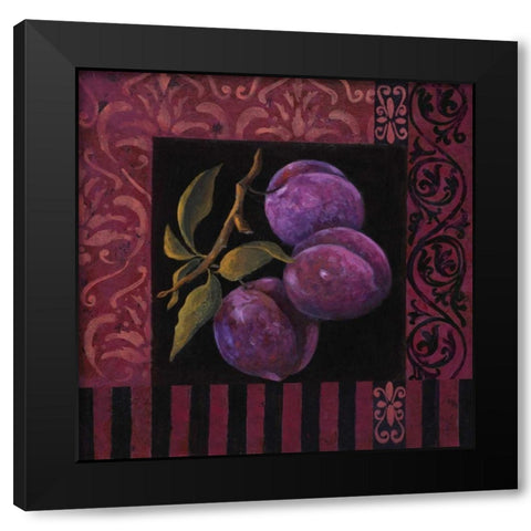 Fruitier II Black Modern Wood Framed Art Print with Double Matting by Peyton, Hanna