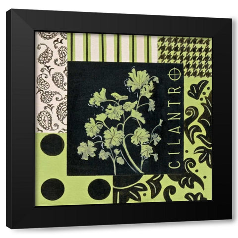 Herbal Zest IV Black Modern Wood Framed Art Print with Double Matting by Peyton, Hanna