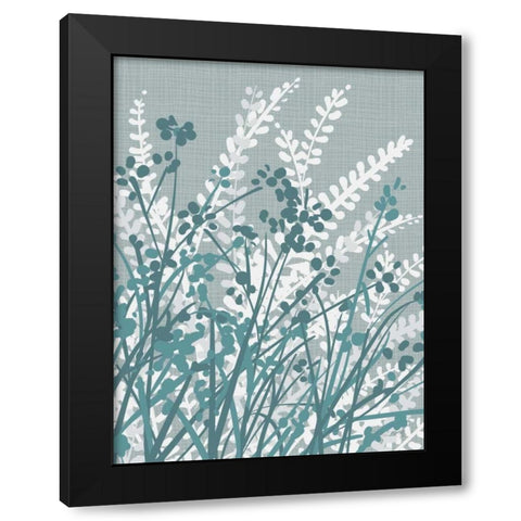 Meadow II Black Modern Wood Framed Art Print with Double Matting by Ruff, Kris