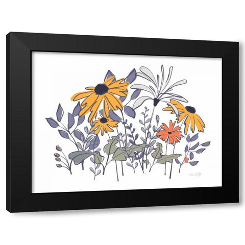 Primavera Garden II Black Modern Wood Framed Art Print by Ruff, Kris