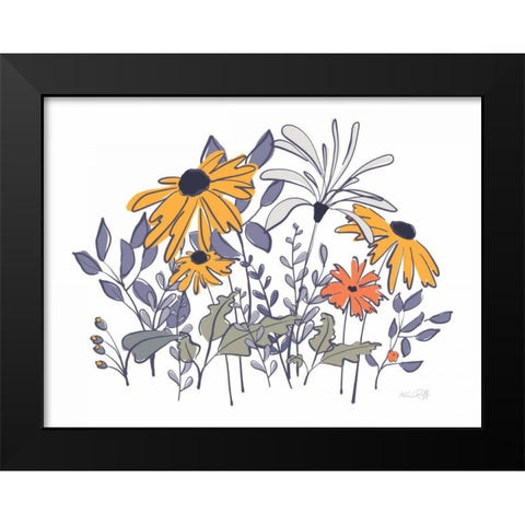 Primavera Garden II Black Modern Wood Framed Art Print by Ruff, Kris