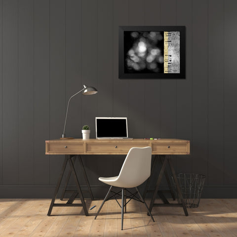 Path II Black Modern Wood Framed Art Print by Studio 2