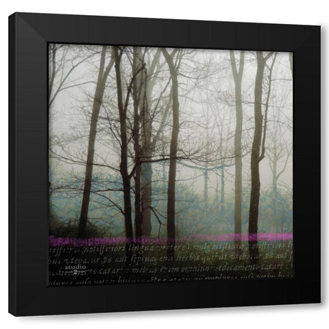 Partners I Black Modern Wood Framed Art Print by Studio 2