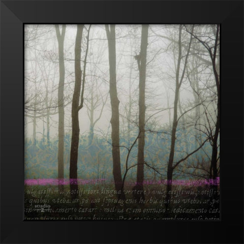 Partners II Black Modern Wood Framed Art Print by Studio 2