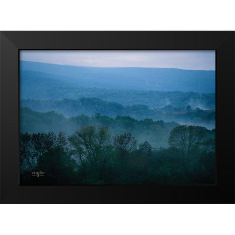 Nestled In I Black Modern Wood Framed Art Print by Studio 2