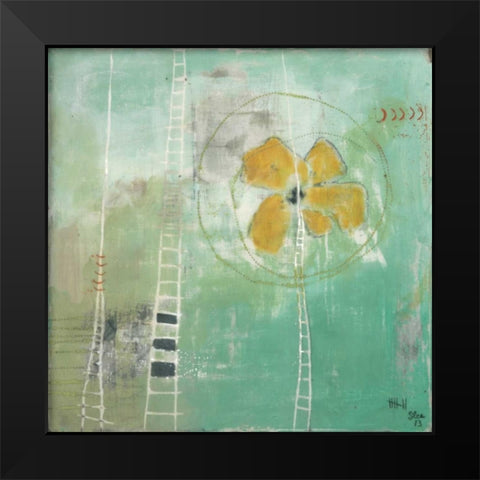 Spring Has Sprung II Black Modern Wood Framed Art Print by Lee, Stephanie