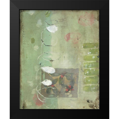 Spiral Black Modern Wood Framed Art Print by Lee, Stephanie