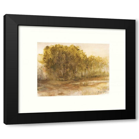 Three Lakes Cottonwoods Black Modern Wood Framed Art Print by Sheler, Sammy