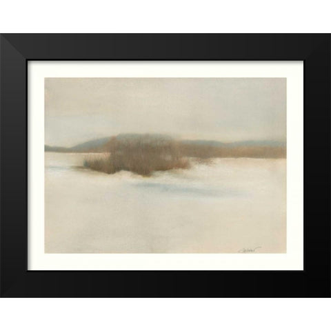 Winter Willows Black Modern Wood Framed Art Print by Sheler, Sammy
