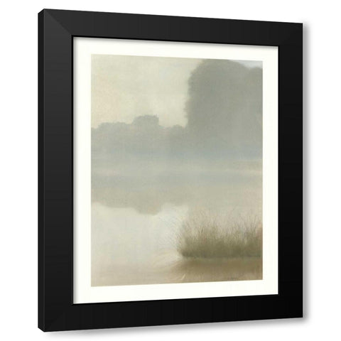 St. Clair Mist Black Modern Wood Framed Art Print with Double Matting by Sheler, Sammy